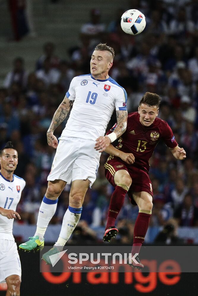 UEFA Euro 2016. Russia vs. Slovakia