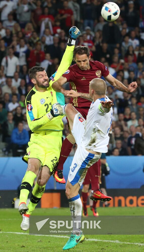 UEFA Euro 2016. Russia vs. Slovakia