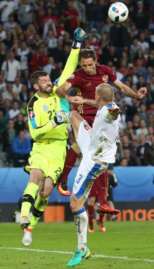 UEFA Euro 2016. Russia vs. Slovakia