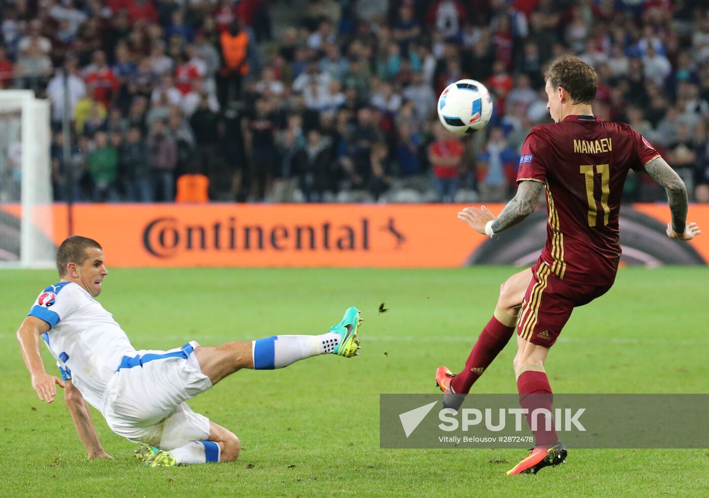 UEFA Euro 2016. Russia vs. Slovakia