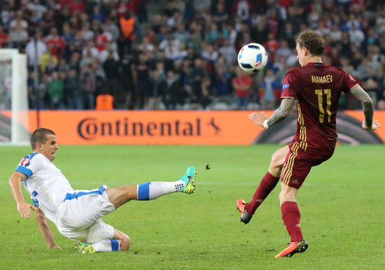 UEFA Euro 2016. Russia vs. Slovakia