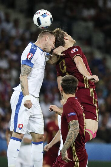 UEFA Euro 2016. Russia vs. Slovakia