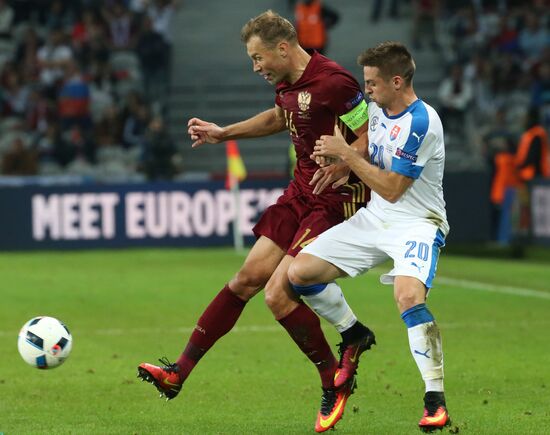 UEFA Euro 2016. Russia vs. Slovakia