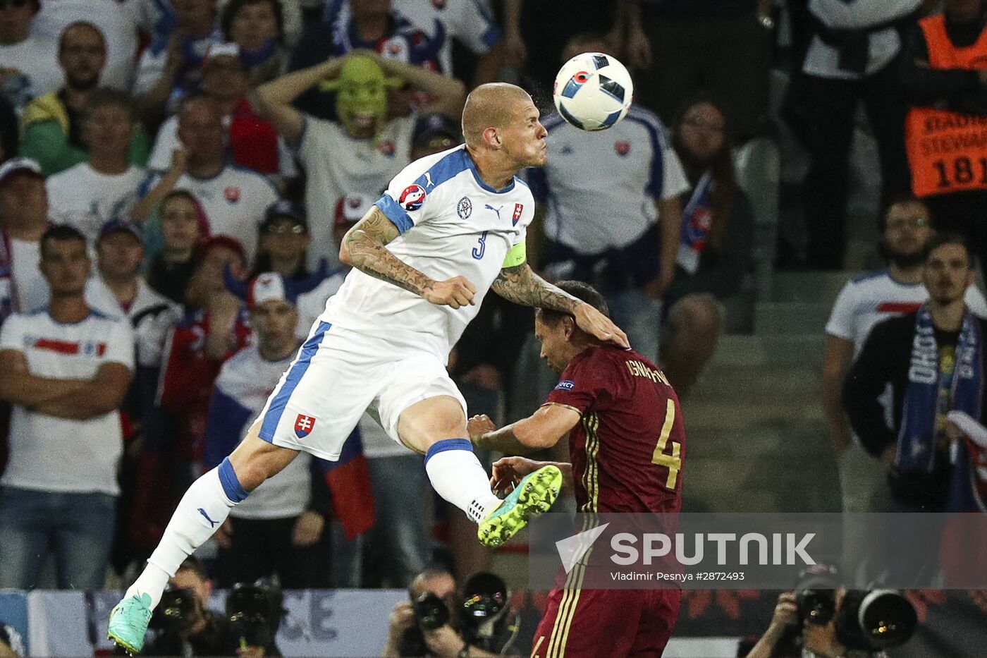 UEFA Euro 2016. Russia vs. Slovakia