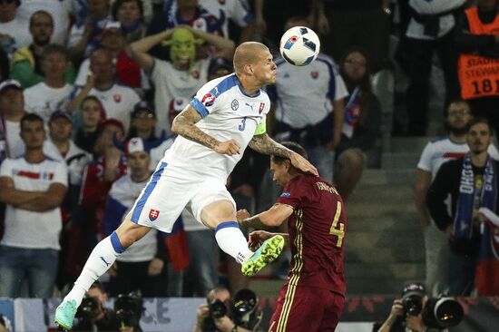 UEFA Euro 2016. Russia vs. Slovakia