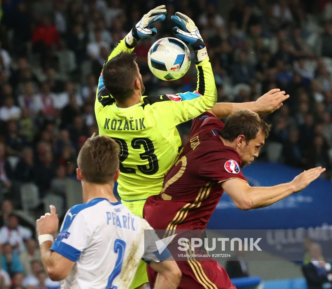 UEFA Euro 2016. Russia vs. Slovakia