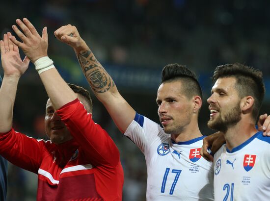 UEFA Euro 2016. Russia vs. Slovakia