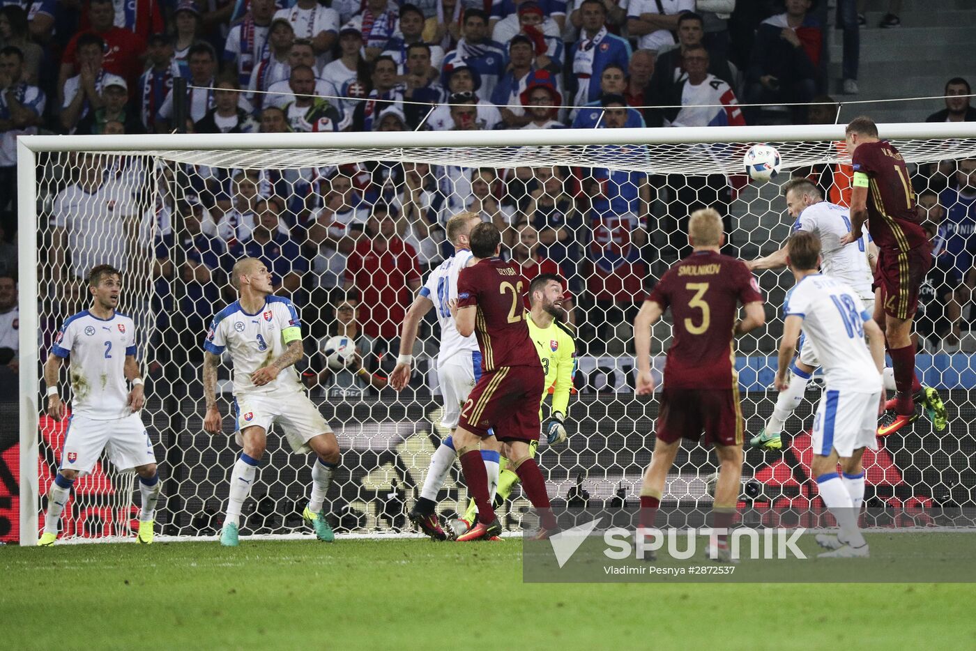 UEFA Euro 2016. Russia vs. Slovakia