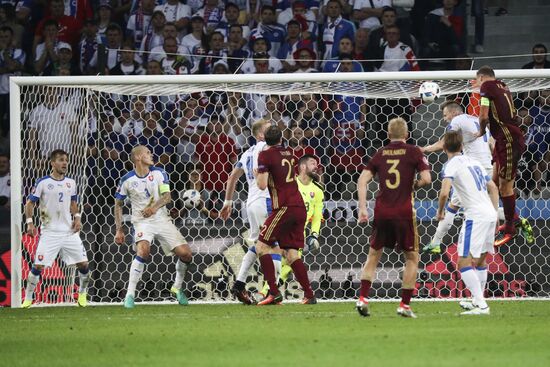 UEFA Euro 2016. Russia vs. Slovakia