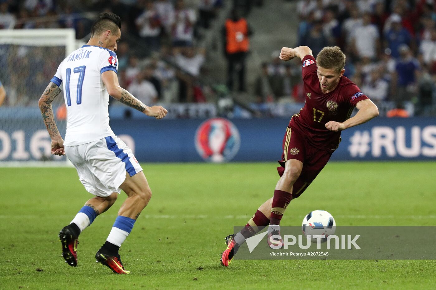 UEFA Euro 2016. Russia vs. Slovakia