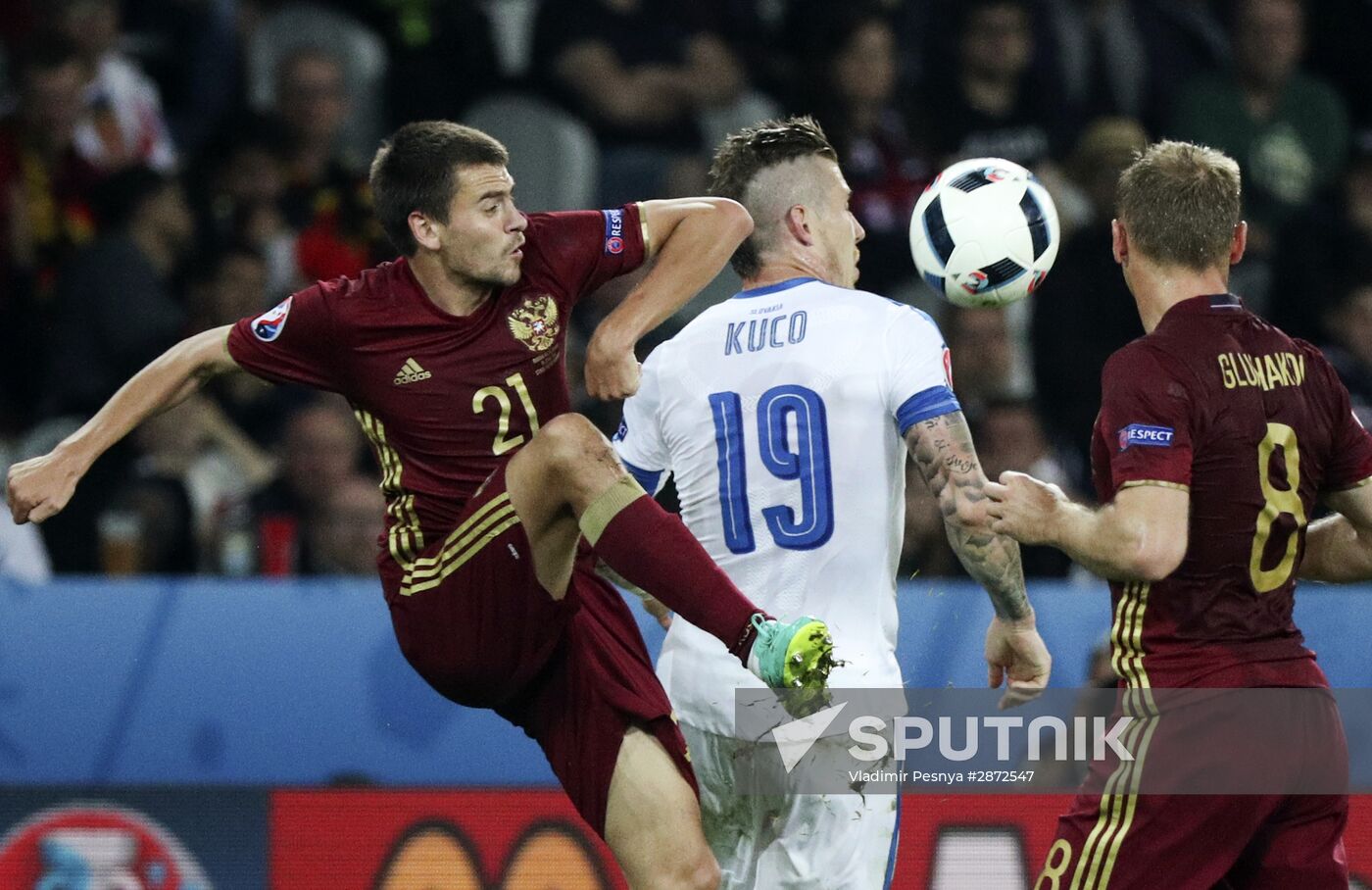 UEFA Euro 2016. Russia vs. Slovakia