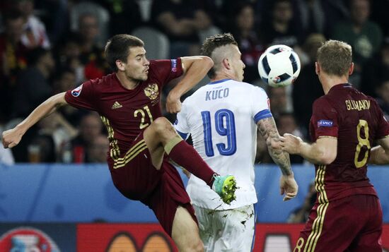 UEFA Euro 2016. Russia vs. Slovakia