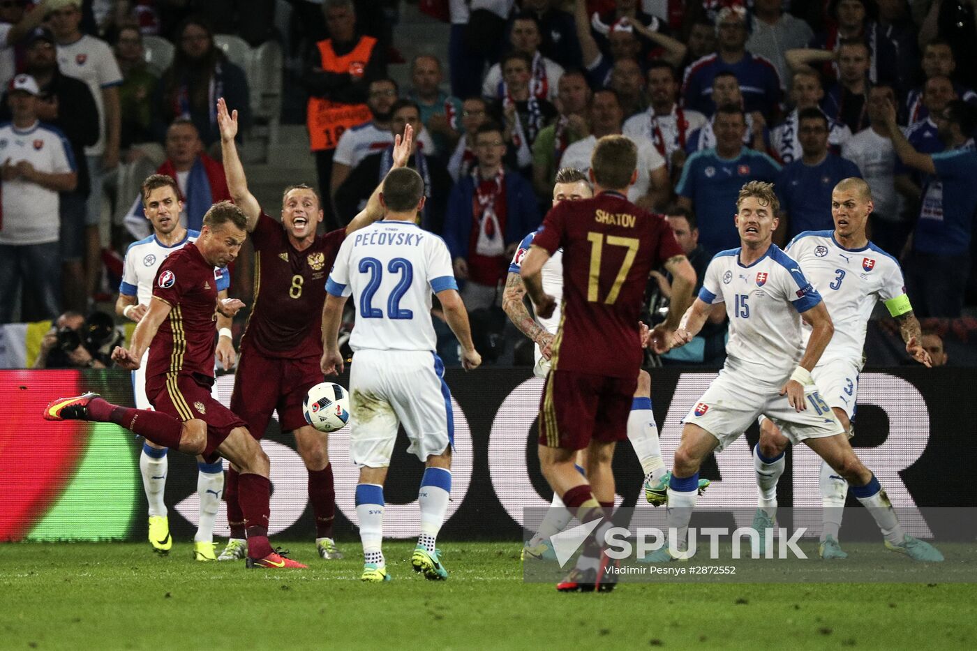 UEFA Euro 2016. Russia vs. Slovakia