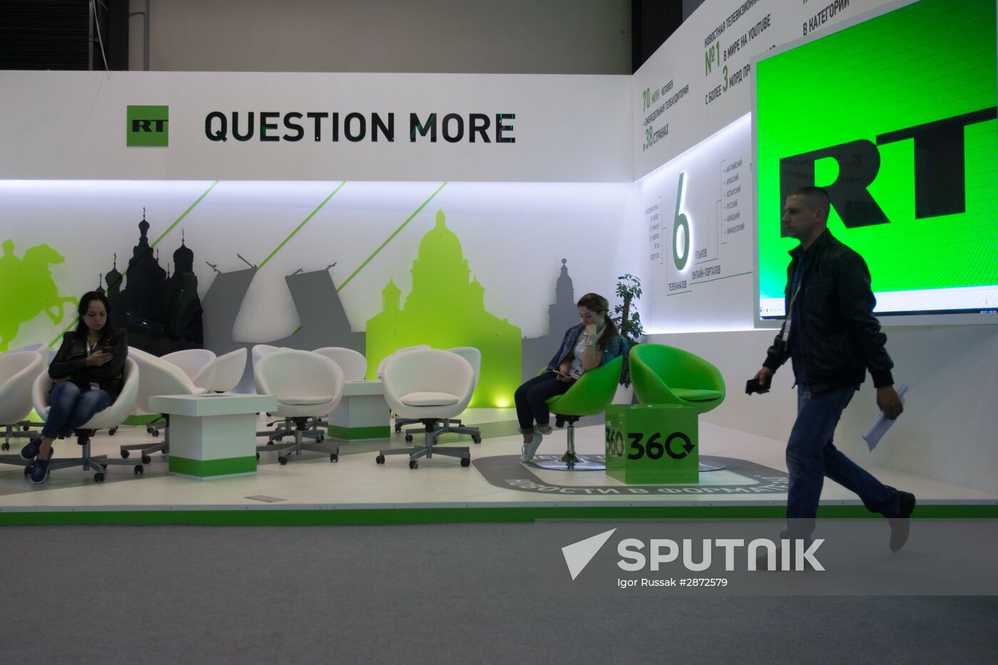 Preparations for St. Petersburg International Economic Forum's opening