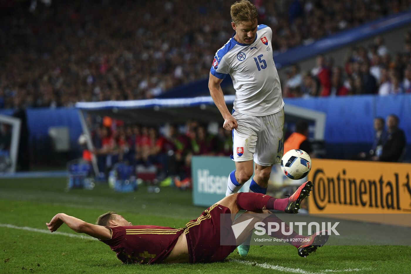 UEFA Euro 2016. Russia vs. Slovakia