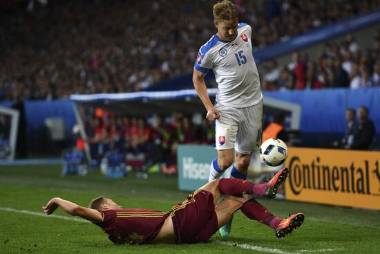 UEFA Euro 2016. Russia vs. Slovakia