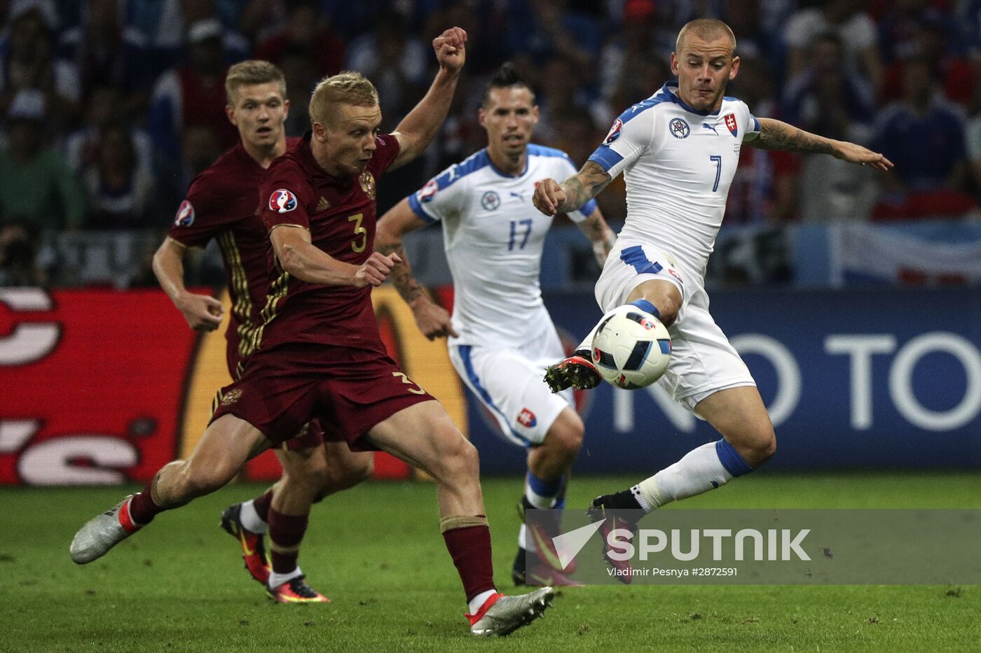 UEFA Euro 2016. Russia vs. Slovakia