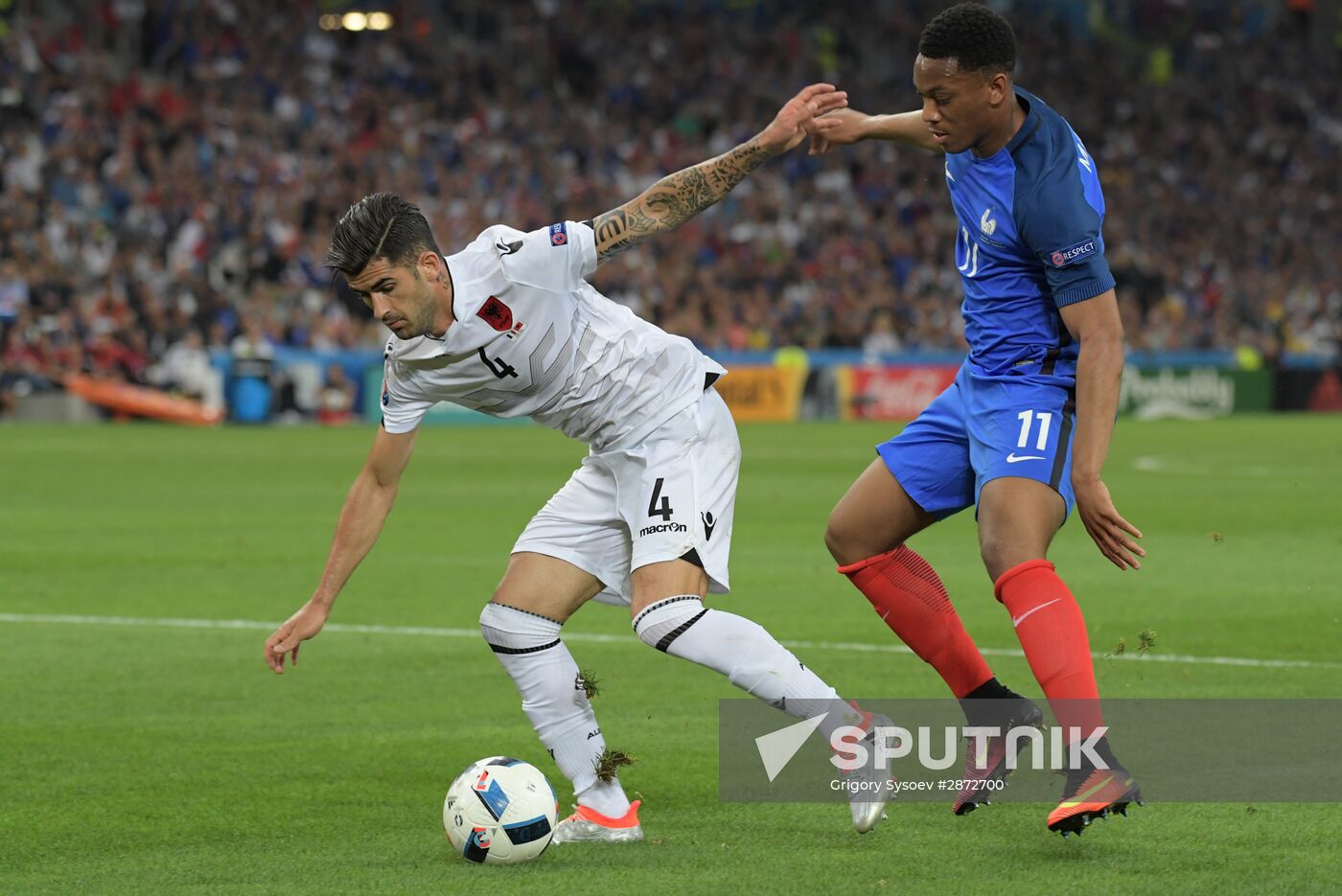 UEFA Euro 2016. France vs. Albania