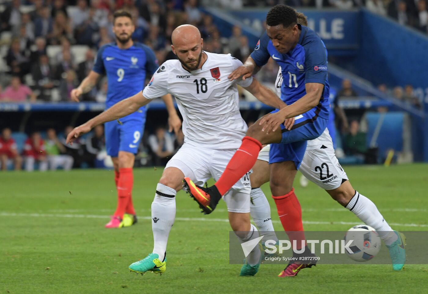 UEFA Euro 2016. France vs. Albania