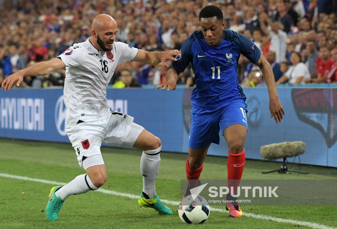 UEFA Euro 2016. France vs. Albania