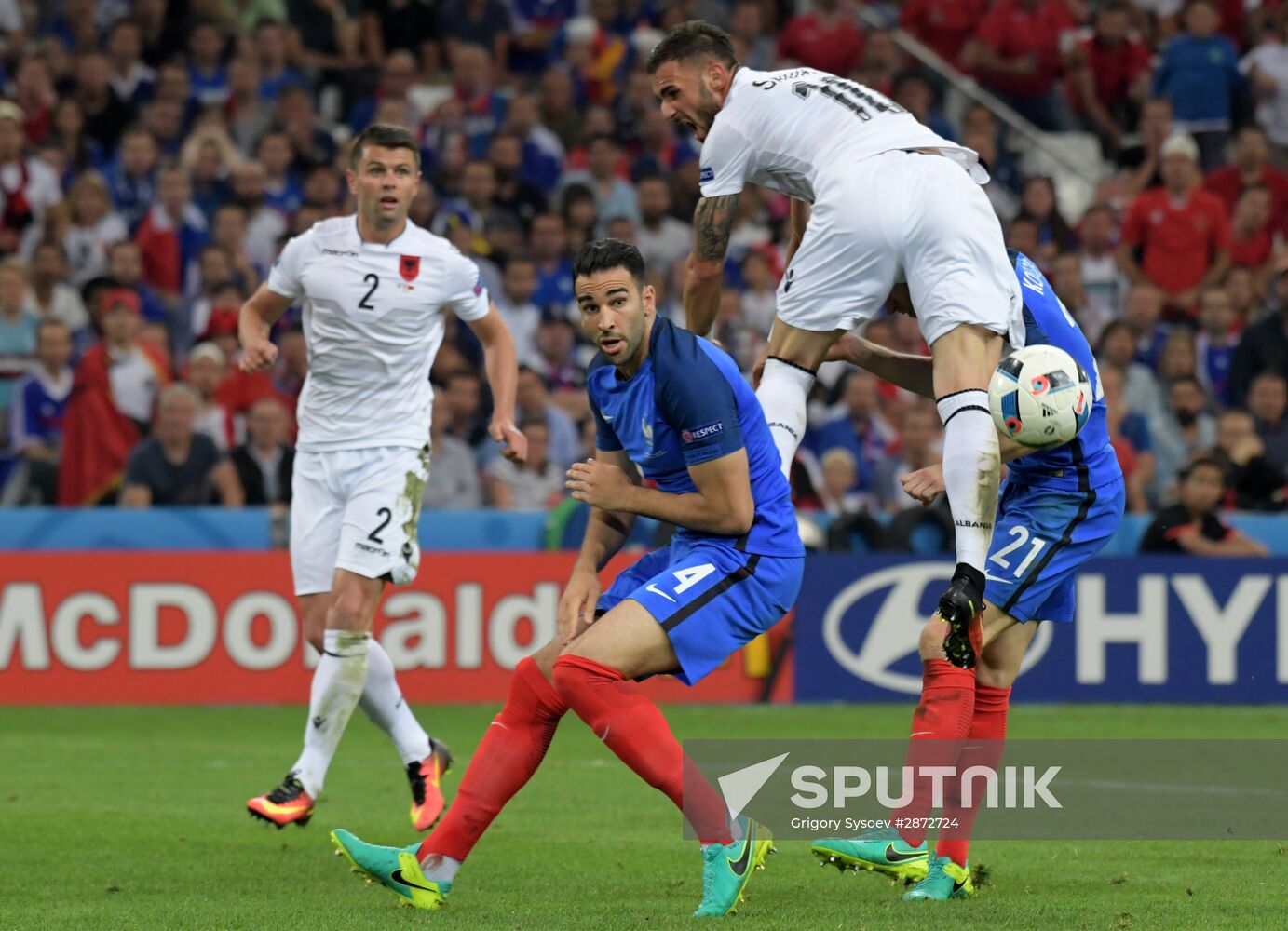 UEFA Euro 2016. France vs. Albania