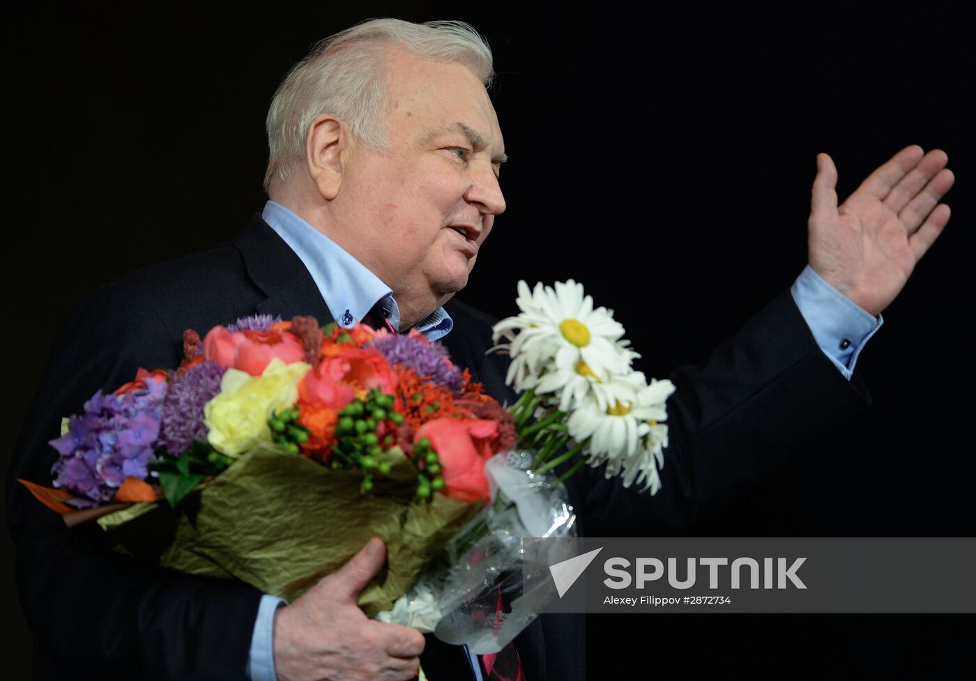 Famous Russian actor Mikhail Derzhavin is 80 years old