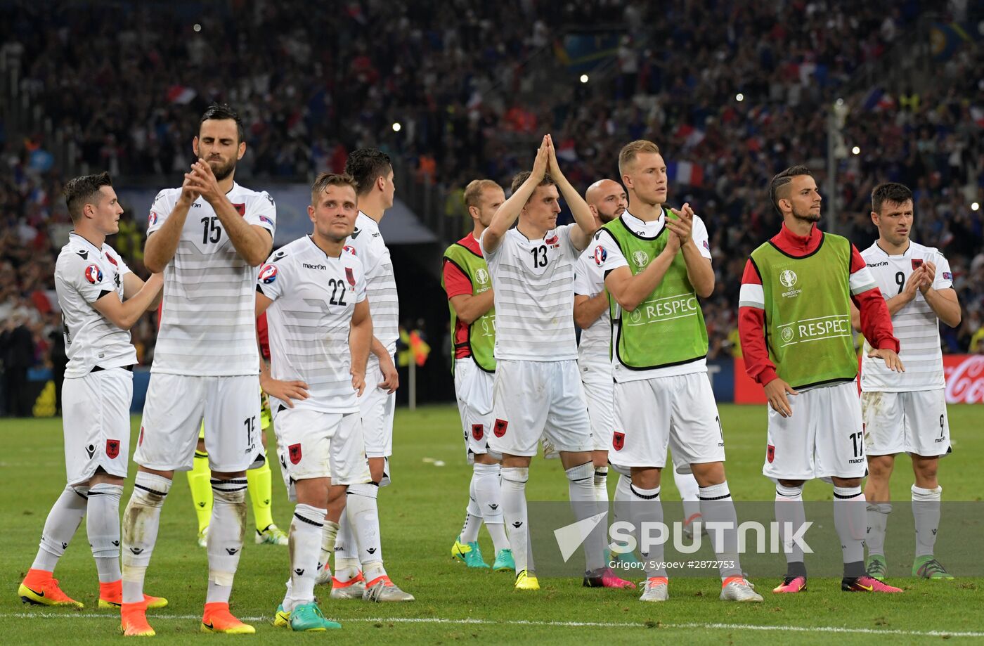 UEFA Euro 2016. France vs. Albania