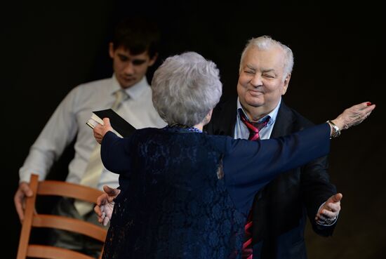 Famous Russian actor Mikhail Derzhavin is 80 years old