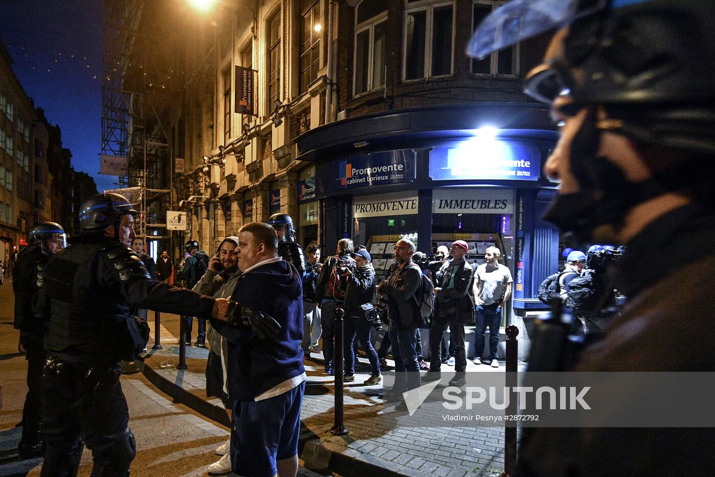 Lille before England-Wales match