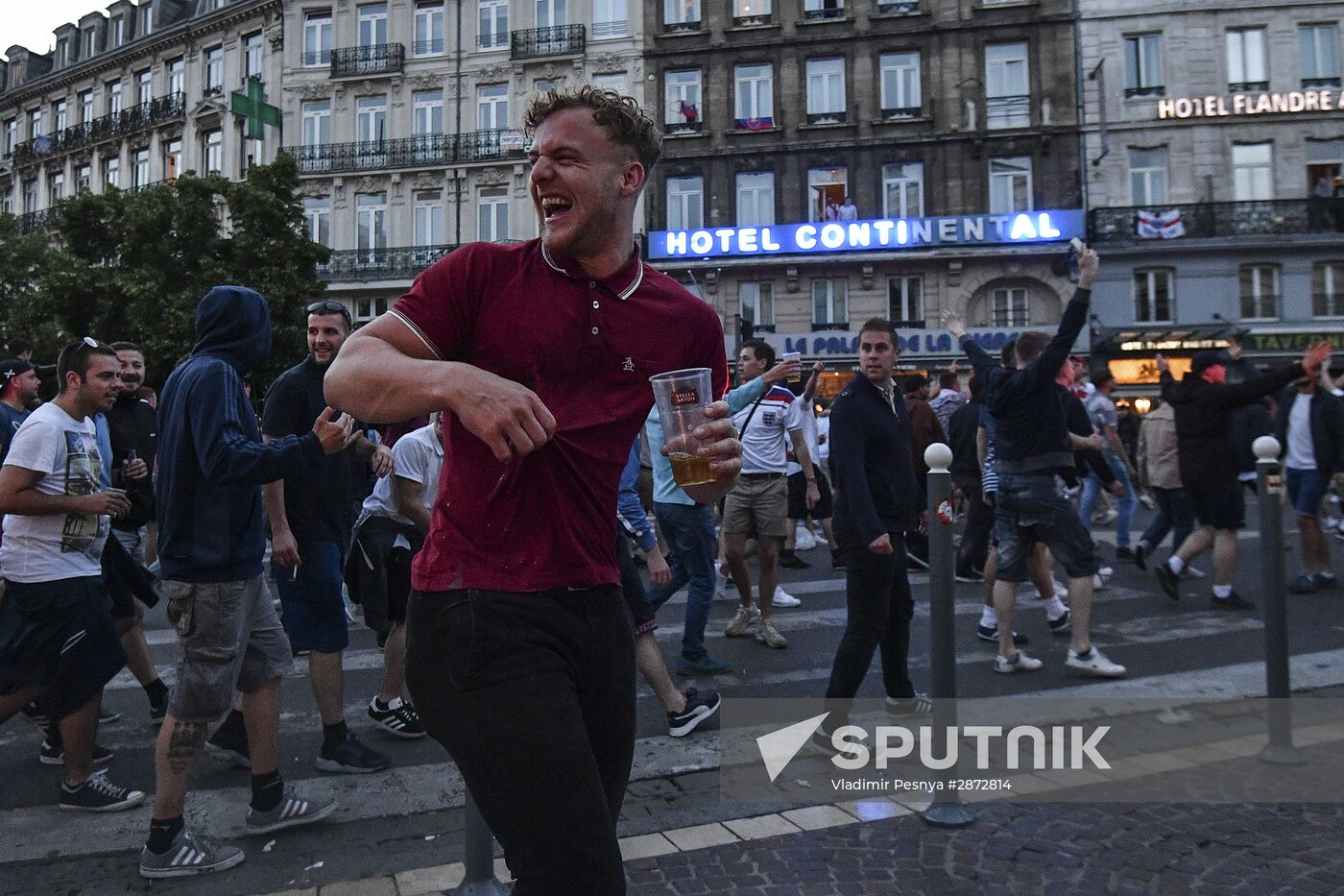 Lille before England vs. Wales match