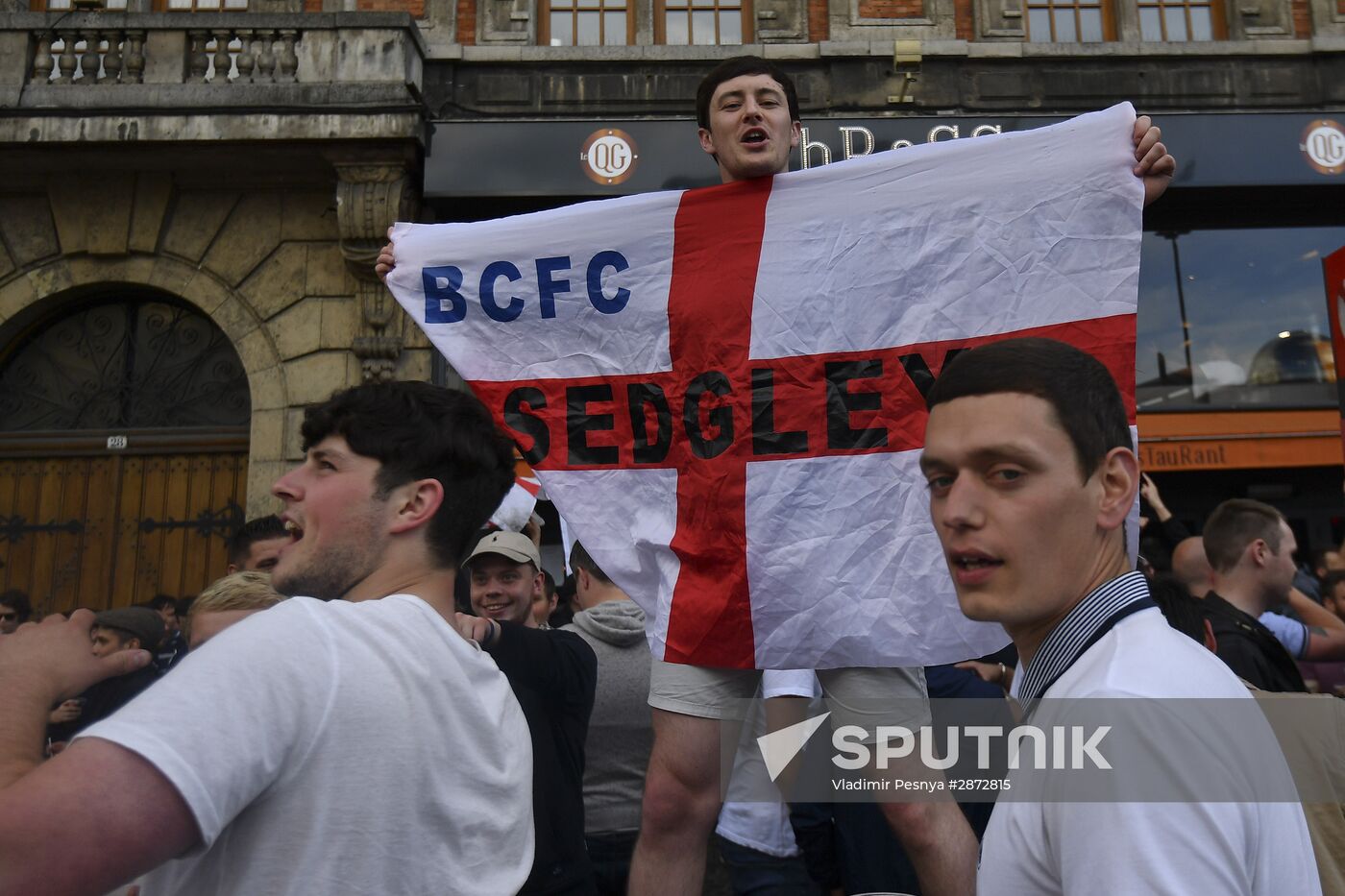Lille before England vs. Wales match