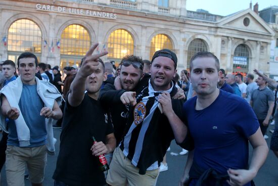 Lille before England vs. Wales match
