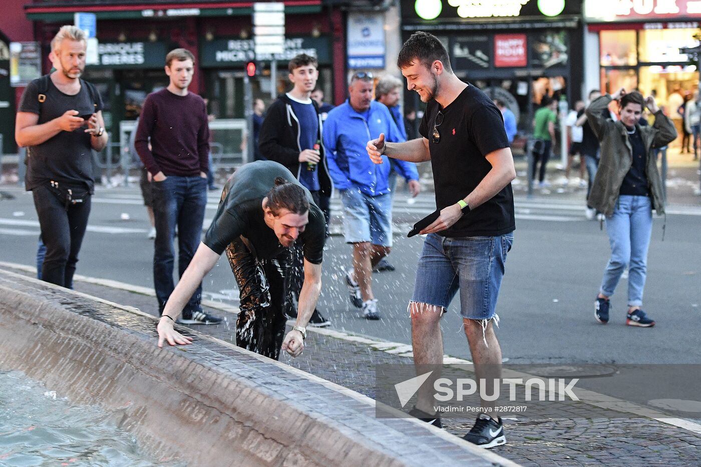 Lille before England vs. Wales match