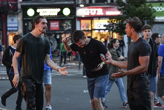 Lille before England vs. Wales match