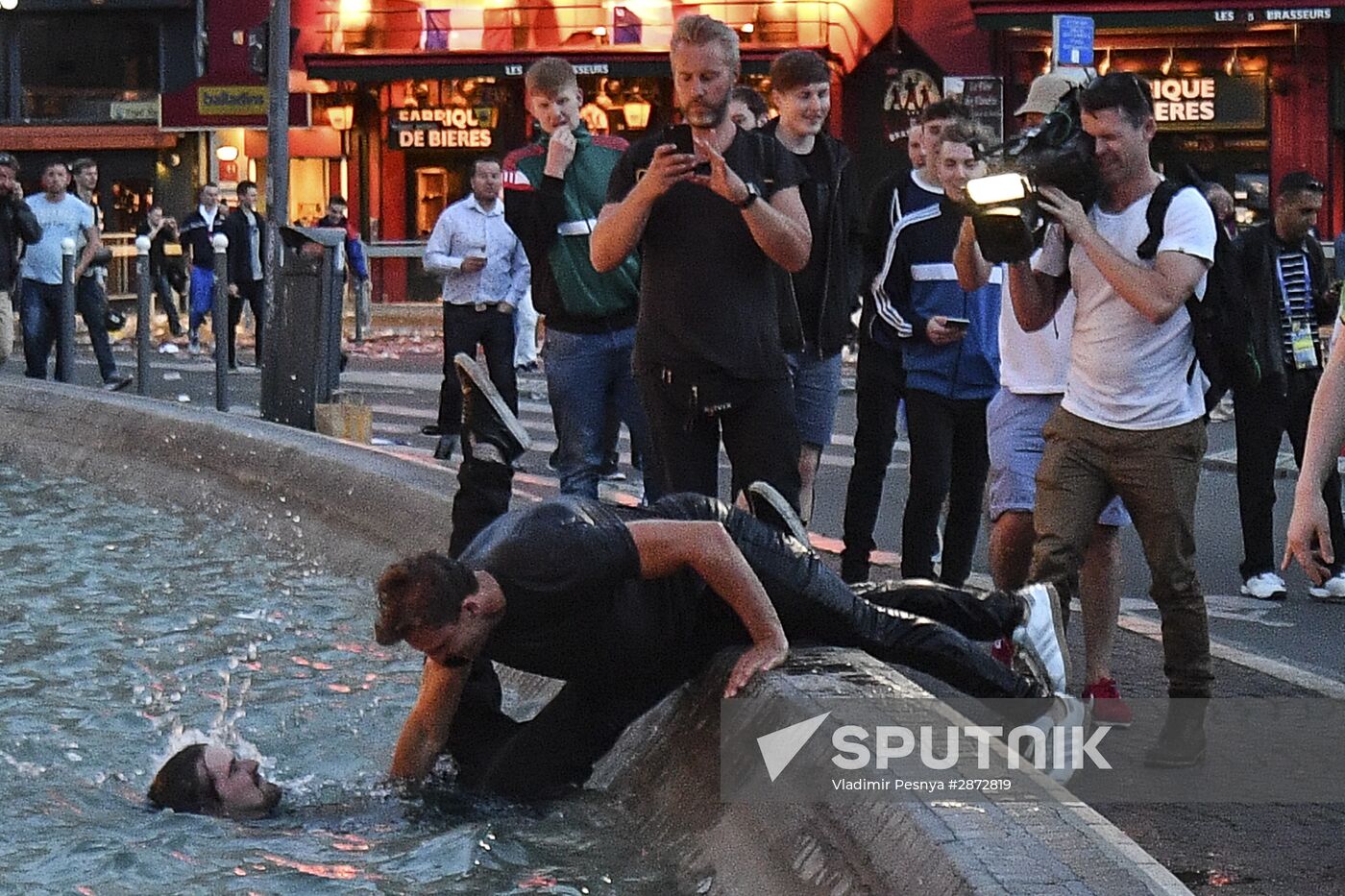 Lille before England vs. Wales match