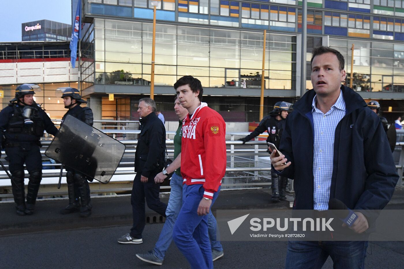 Lille before England vs. Wales match