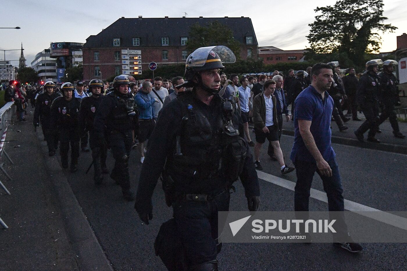 Lille before England vs. Wales match