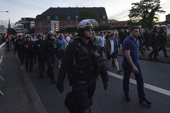 Lille before England vs. Wales match