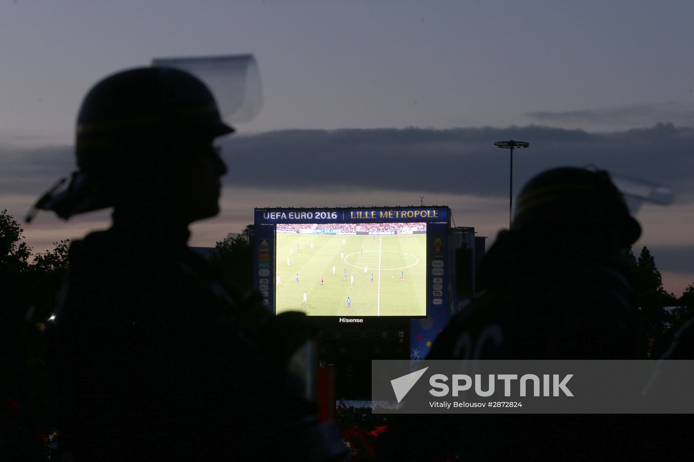 Lille before England vs. Wales match
