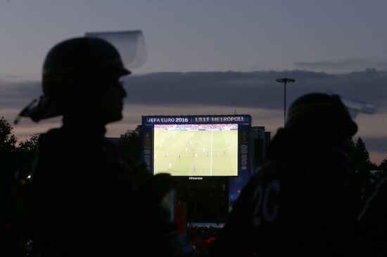 Lille before England vs. Wales match