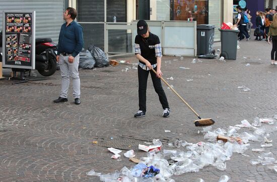 Lille before England vs. Wales match