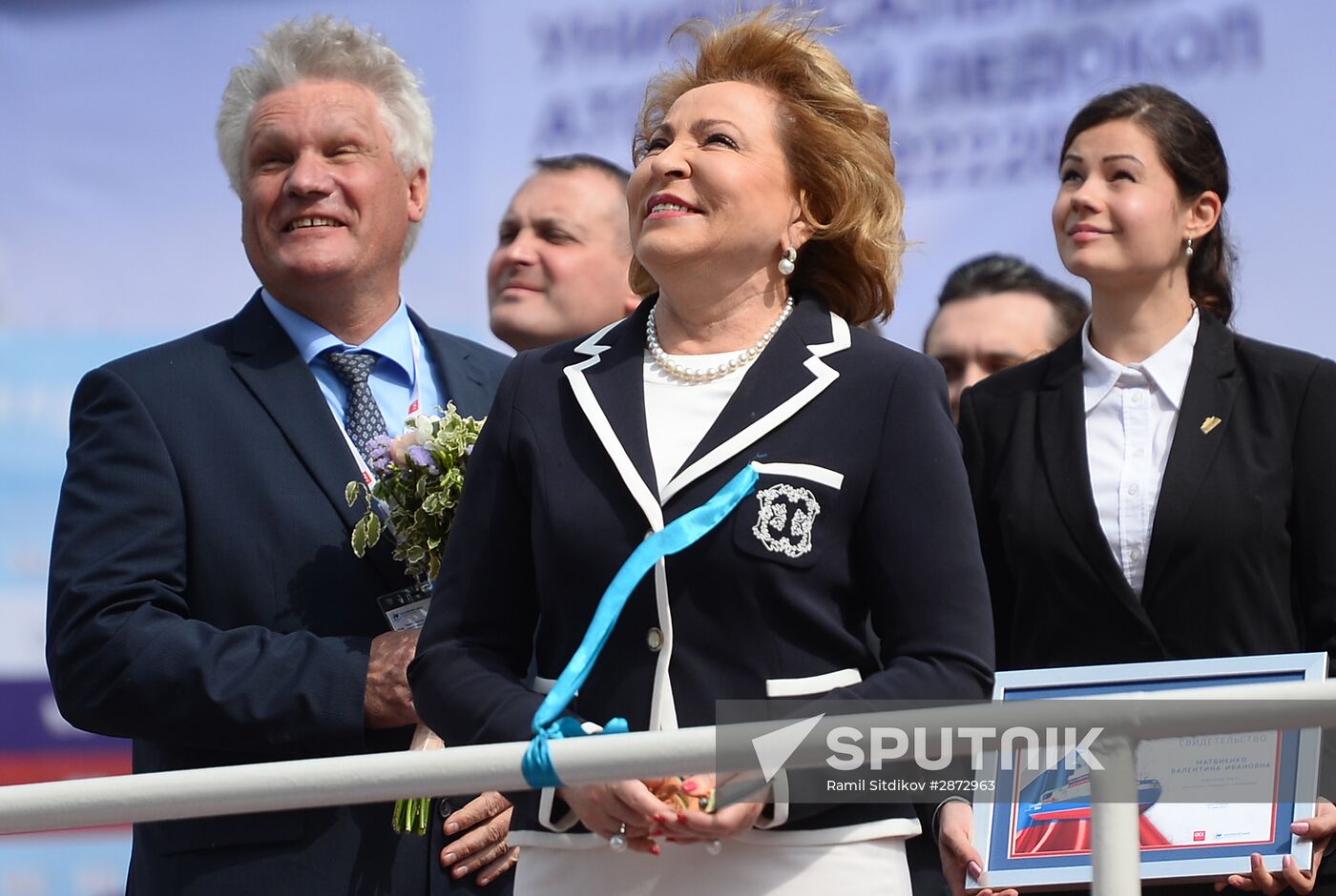 Lead Project Arktika nuclear icebreaker launched in St. Petersburg