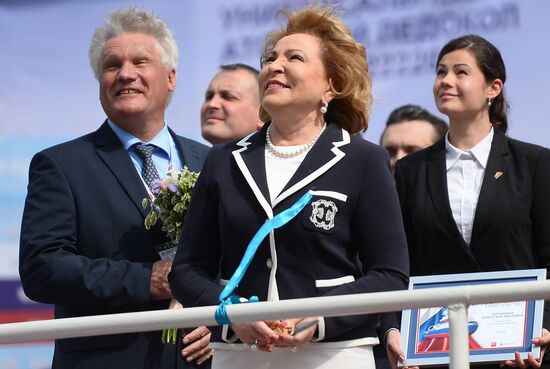 Lead Project Arktika nuclear icebreaker launched in St. Petersburg