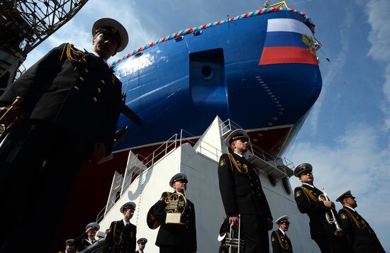 Lead Project Arktika nuclear icebreaker launched in St. Petersburg