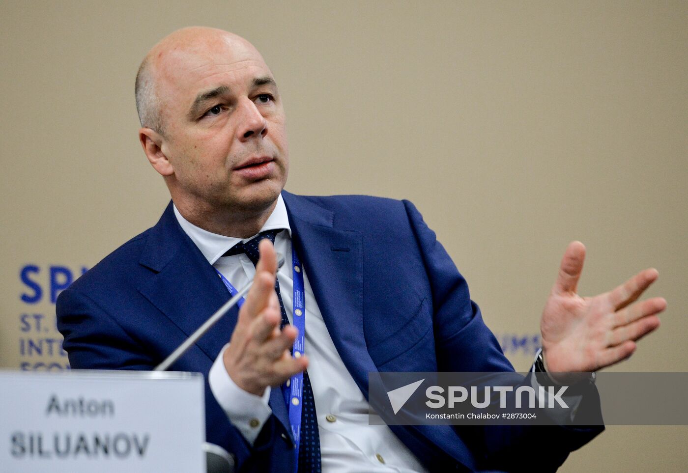 Panel discussion 'Russian Macroeconomic Policy in Response to A Volatile Economic Environment' at SPIEF