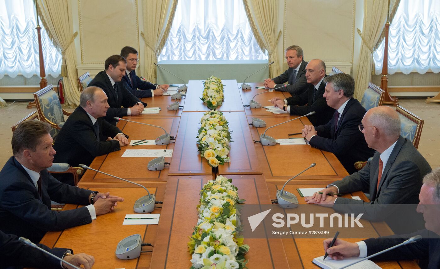 Russian President Vladimir Putin's working visit to St. Petersburg