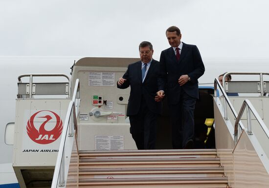 State Duma Speaker Sergei Naryshkin's visit to Japan