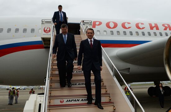 State Duma Speaker Sergei Naryshkin's visit to Japan