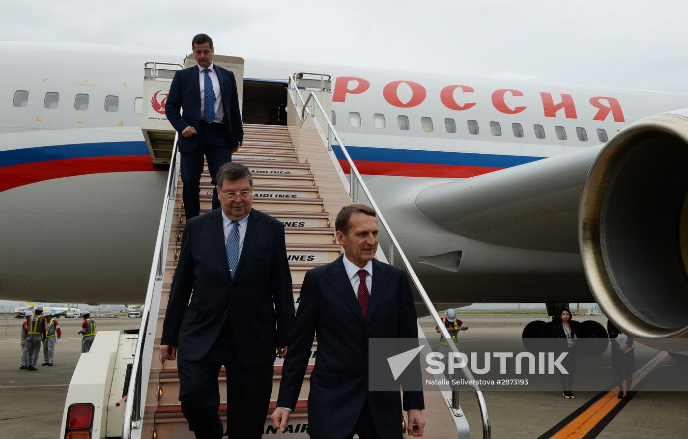 State Duma Chairman Sergei Naryshkin's working visit to Japan