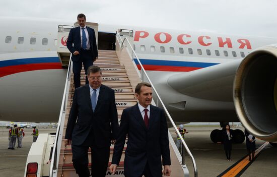 State Duma Chairman Sergei Naryshkin's working visit to Japan